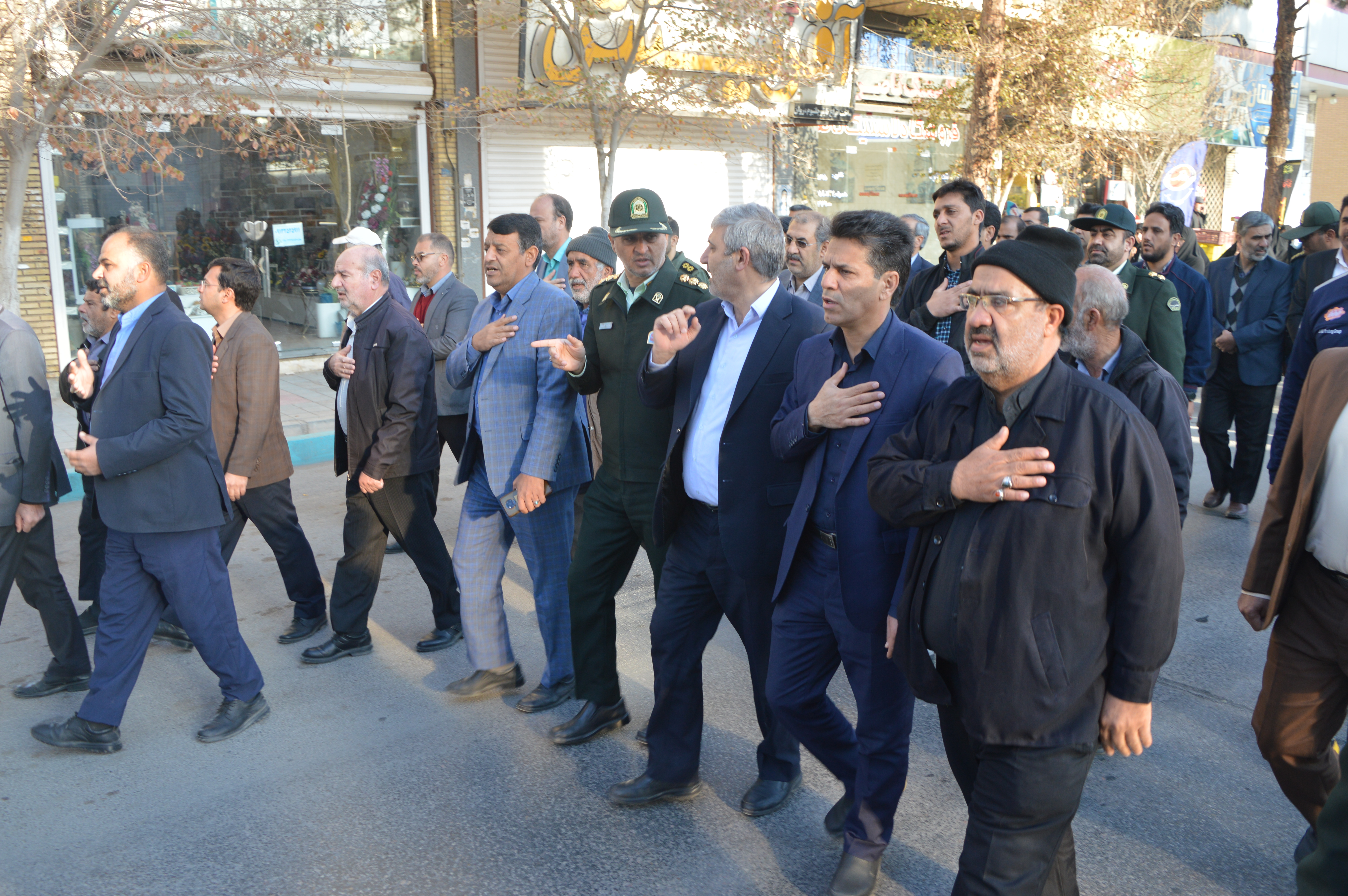 مراسم استقبال از شهید گمنام در اشکذر