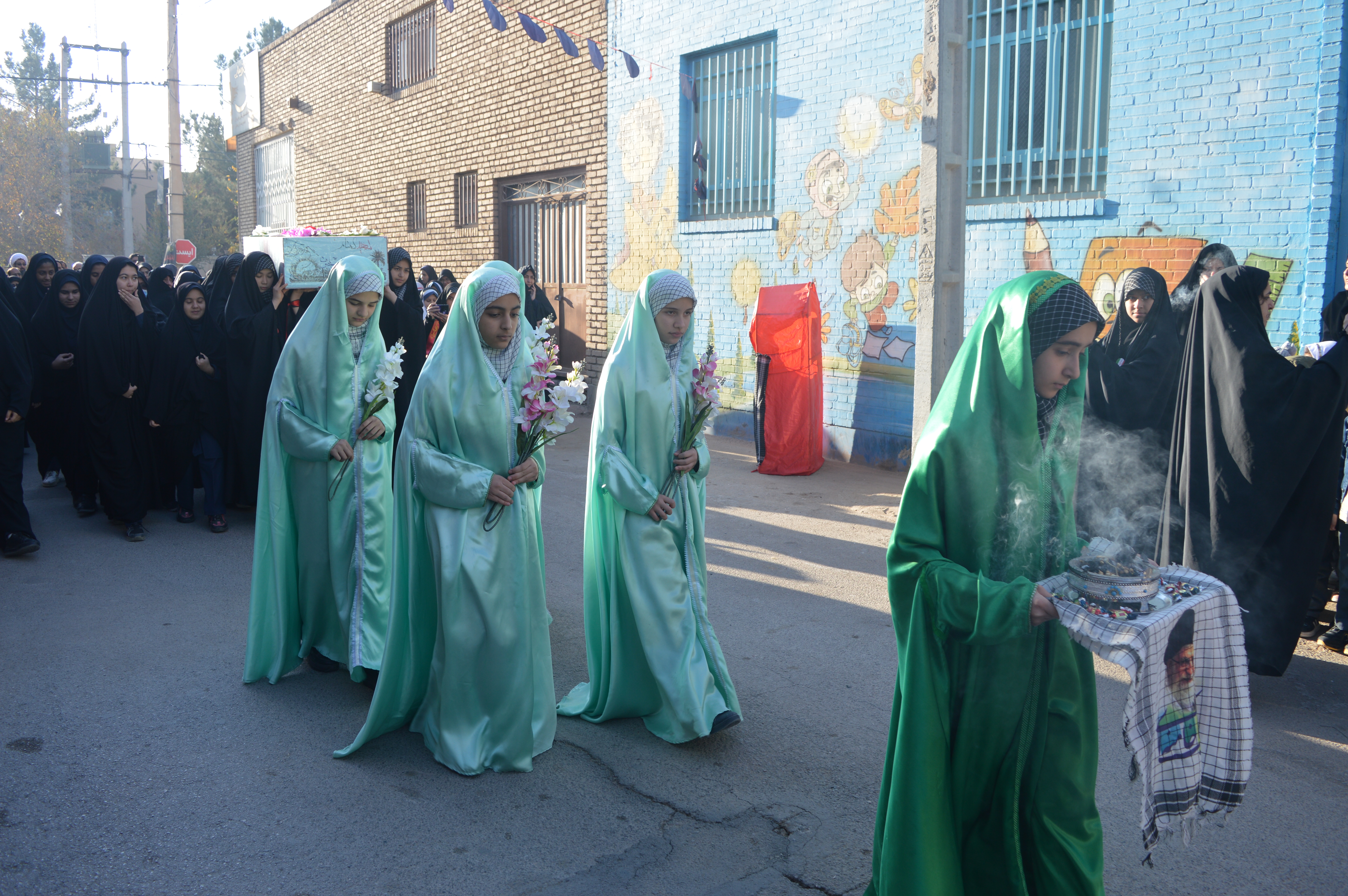 مراسم استقبال از شهید گمنام در اشکذر