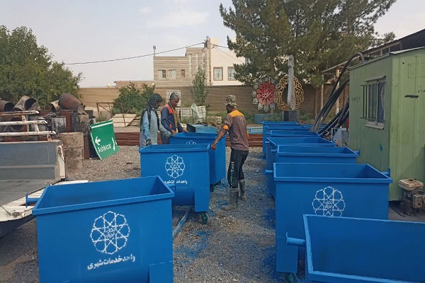 تمهیدات حوزه خدمات شهری شهرداری اشکذر جهت پاکیزگی شهر در ایام محرم