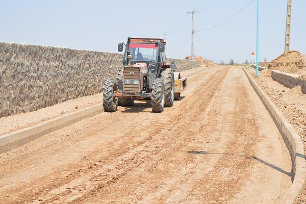 ساماندهی زیرسازی بلوار ایستگاه راه آهن اشکذر