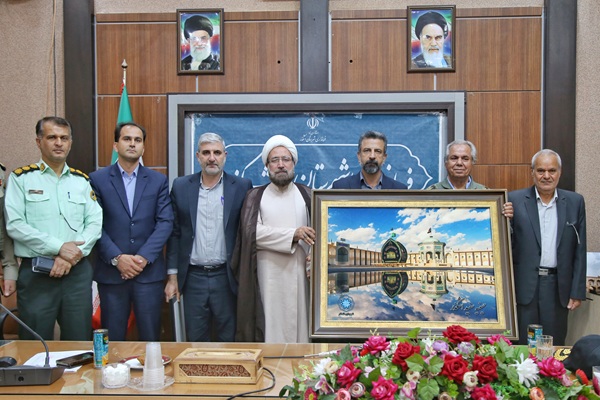 تجلیل از خلبان محمدرضا زارع نژاد اشکذری