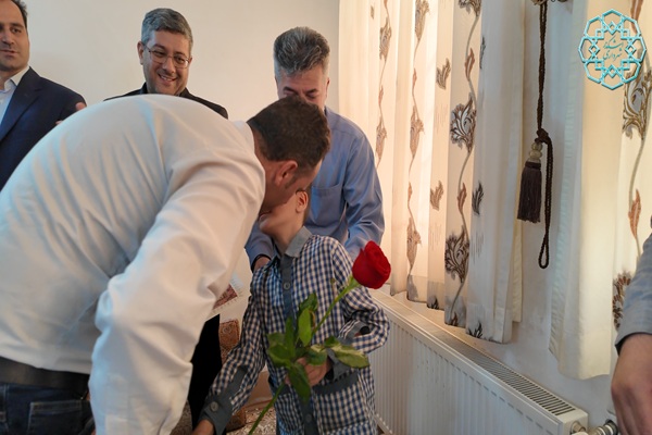 تقدیر پدر و فرزندی به مناسبت روز آتش نشان